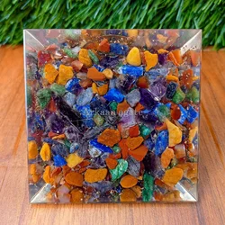 Wholesale Orgone 7Chakra Pendant Stunning Teardrop chakra crystals healing for Protection