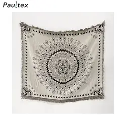 Hot Trendy Personalized Creative Sofa Knitted Tapestry Custom Logo Blanket