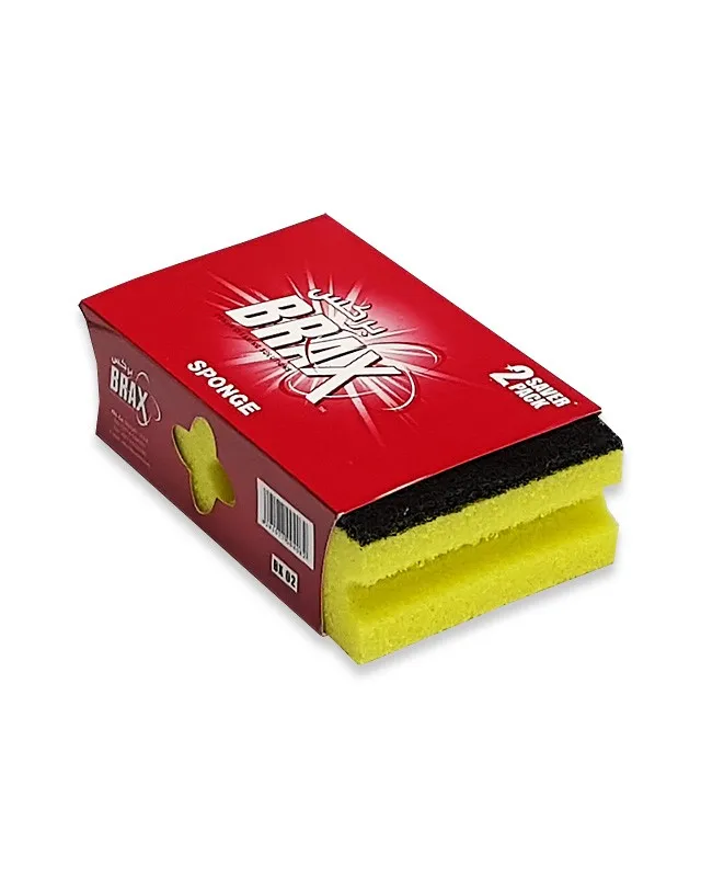 Private Label Eco Friendly Dish Washing Dishes Dshwashing Sponge With Groove 2 pcs