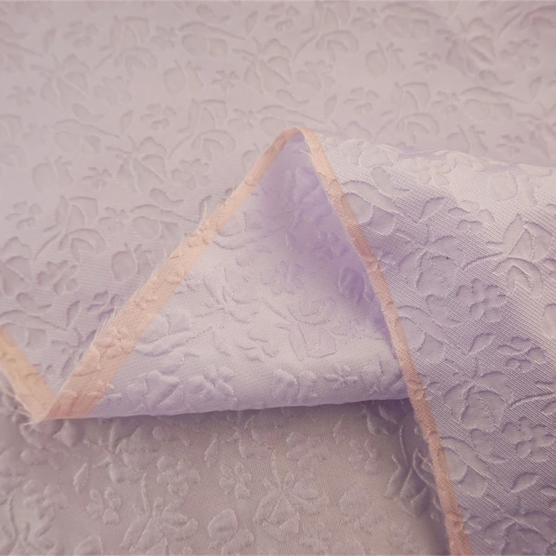 Floret bouquet bubble spring breath fashion 3d embossing composite polyester blister dress for jacquard fabric