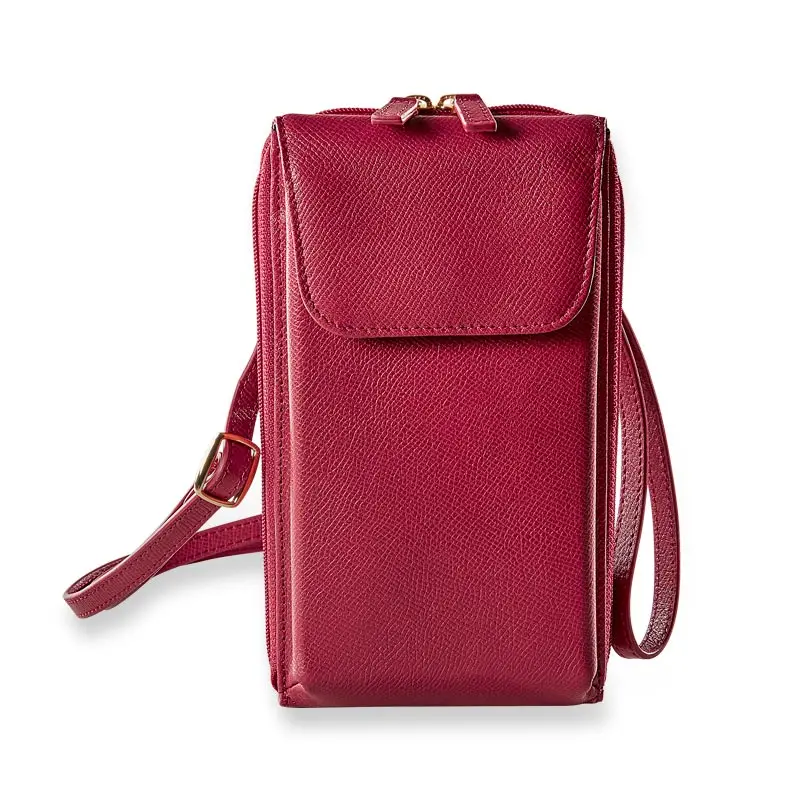 Multifunctional Italian Leather Sacs A Main Pour Femmes  Shoulder Sling Bag Handbags For Wom Bolsas Crossbody Wallet Phone Case