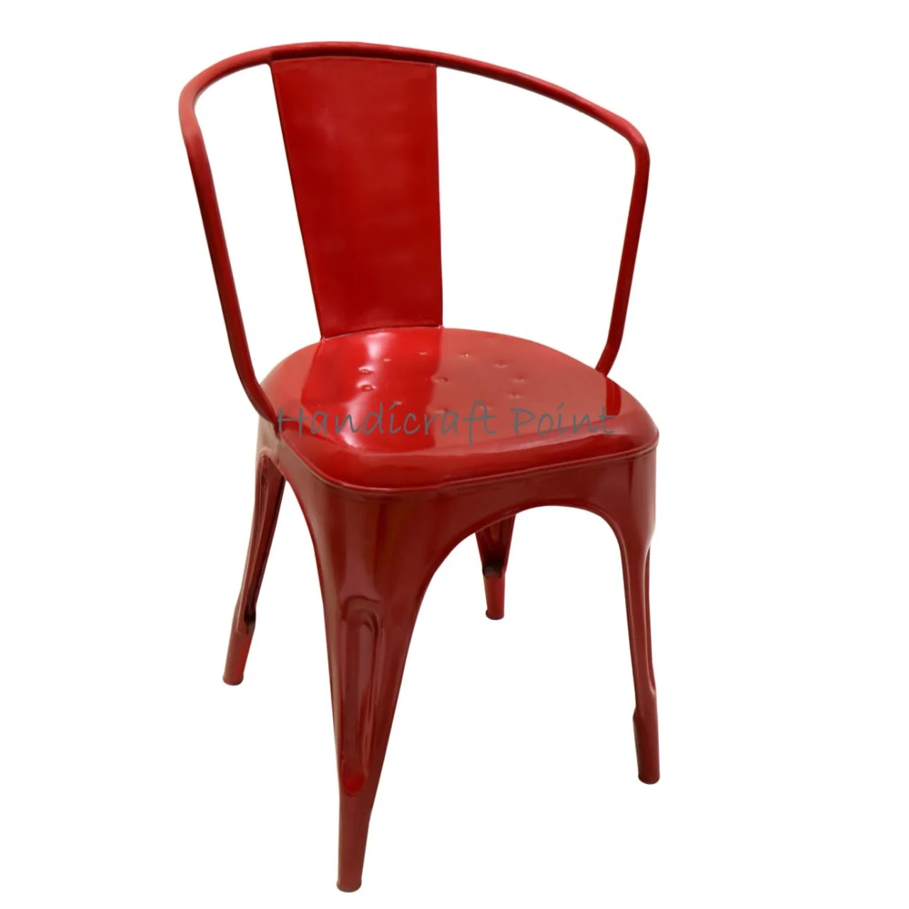 industrial tolix arm chair