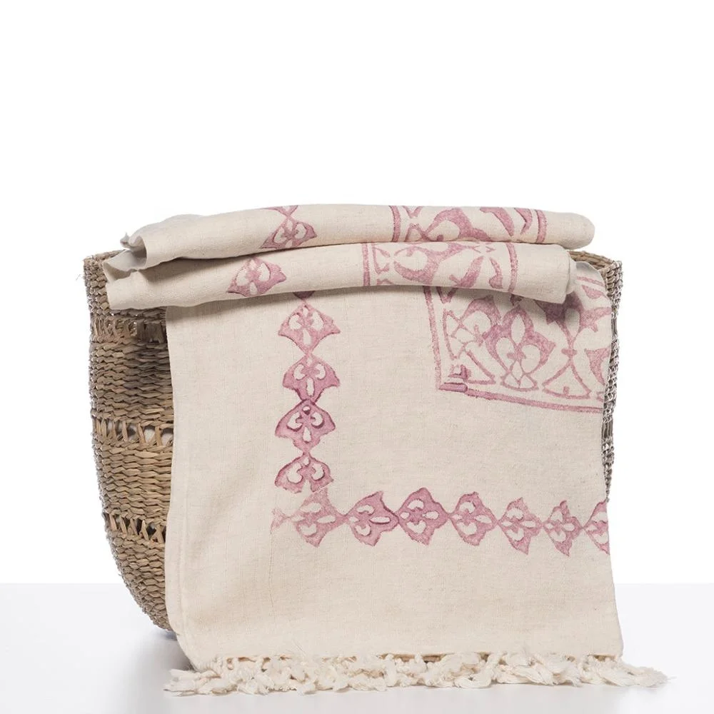 Top Grade Handmade Table Cover and Cotton Throw Blanket or Blanket for Home Travel Sofa Picnic