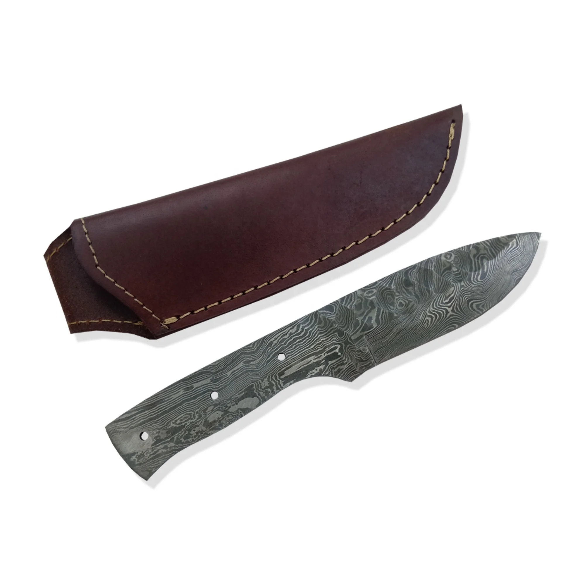 Custom Hand Made Damascus Steel Hunting Hammer Knife blade blanks Fixed Blade knife making supplies Outdoor knife   (AR1223)