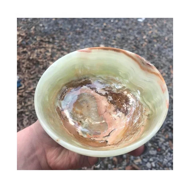 Top Quality Wholesale Light Green Onyx Bowl For Kitchen Use