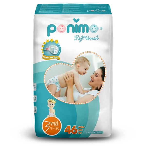 Ponimo Eco Pack No:2 ( Mini ) High Quality Baby Diapers Turkey