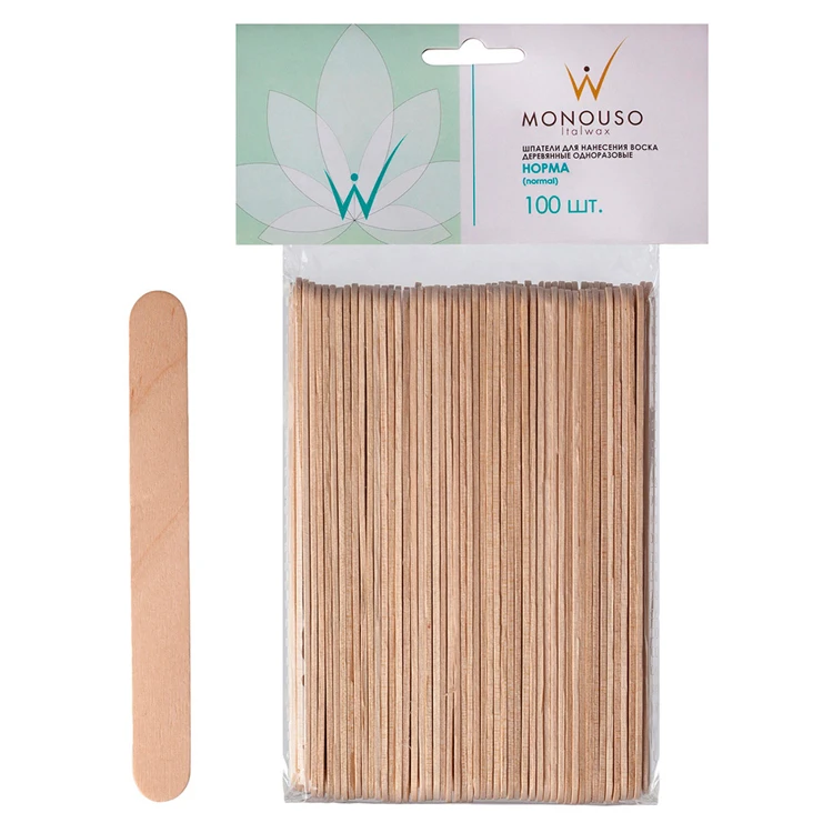 Sales leader Hair Removal Applicators Wooden Eco-Friendly Depilatory Spatulas wholesale cheap price, depilate