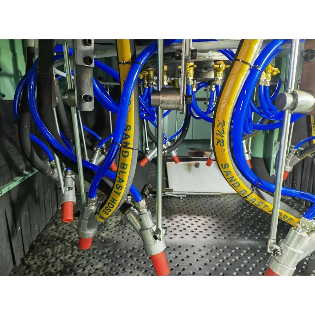 Singapore Supply Optional Lifting Rotating Spray Gun 5000KG Electric Metal/Coil Modern Industrial SandBlasting System Equipment