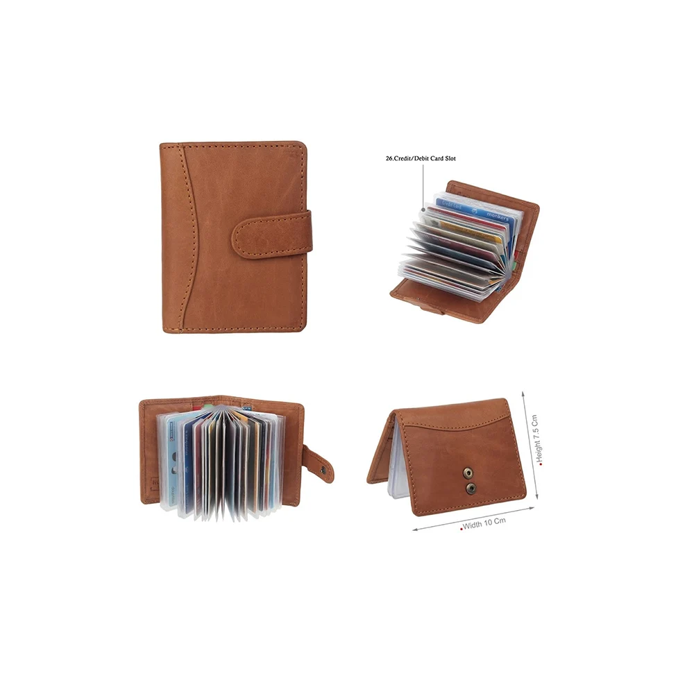 Top Quality Genuine Leather Men Wallets Card Holder Multi Functional Wallet for luxury business Gifts