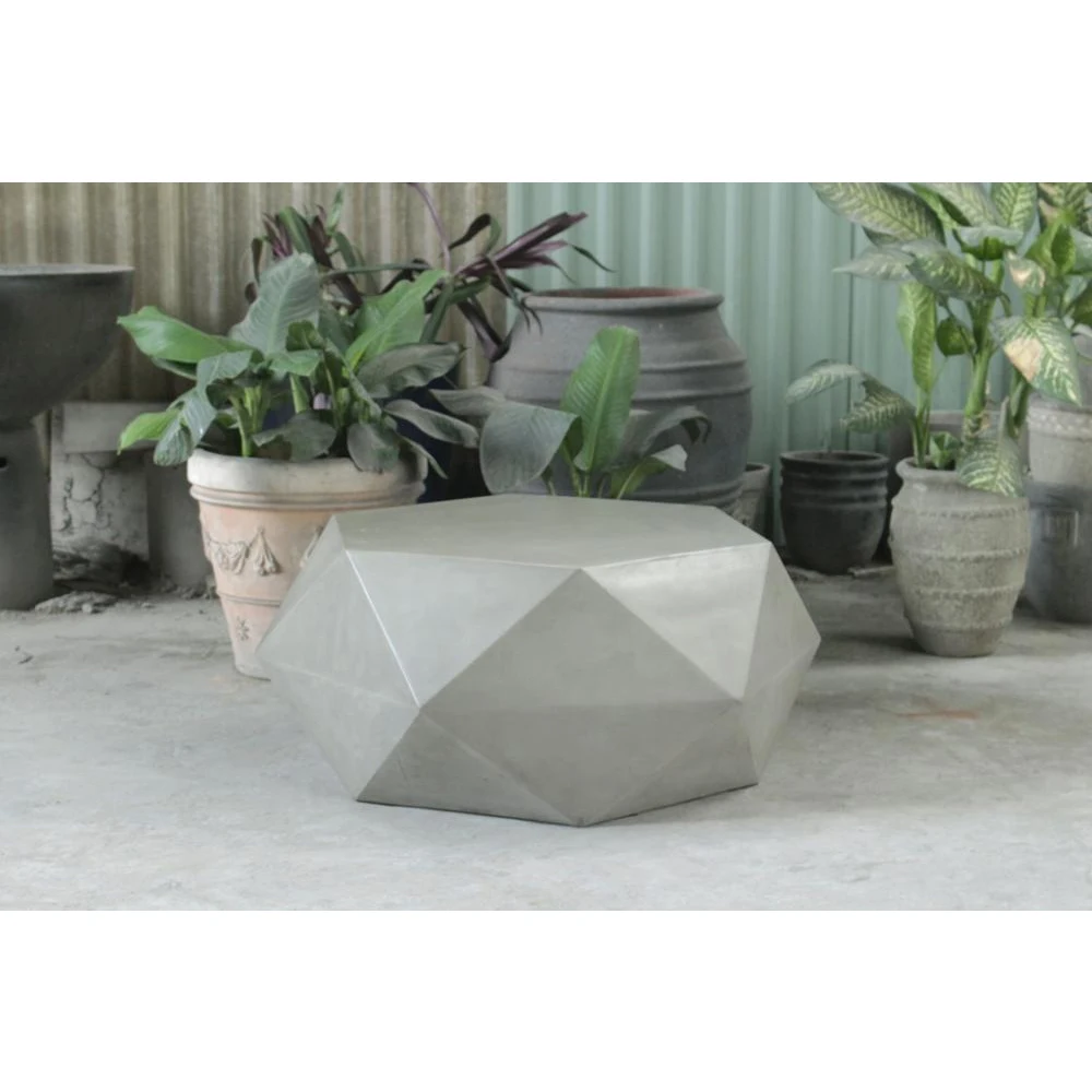 Фабрика по производству высококачественных легких Бетонных геометрических журнальных столиков конкурентоспособным ценам с вьетнамской фабрики