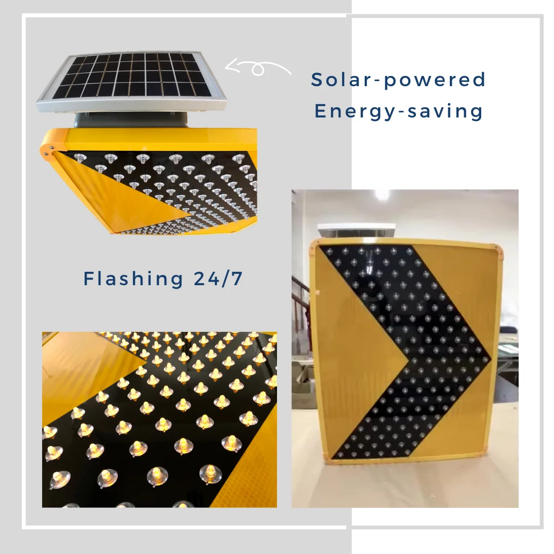 Солнечные алюминиевые шевронные знаки шеврон Солнечный светодиод