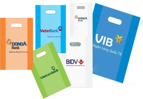 Heat Seal Die-cut Bag, Custom Die Cut Plastic Bag with Your Own Logo, LDPE Bags Die Cut Plastic Bag Made from Vietnam Accept