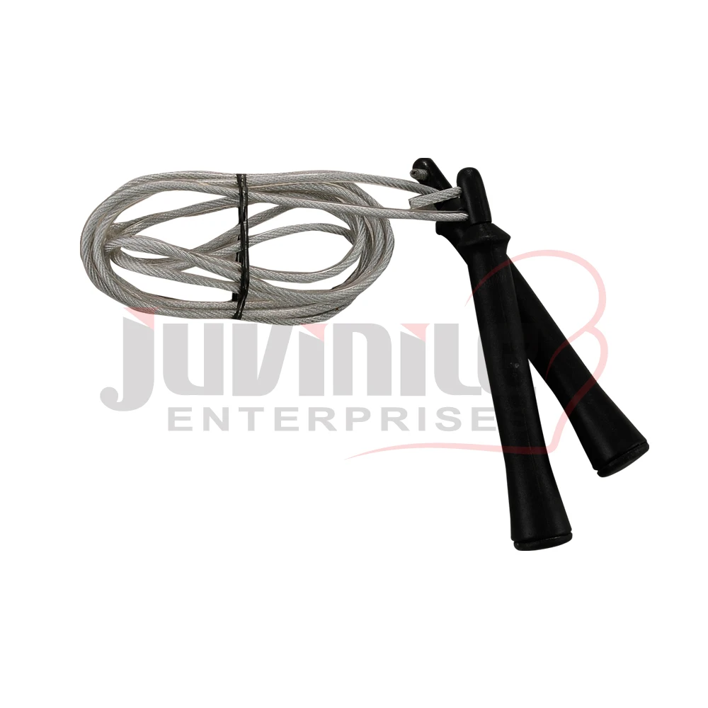 Customized Skipping Ropes for fitness with plastic handle and Metal coated PVC Jump ropes