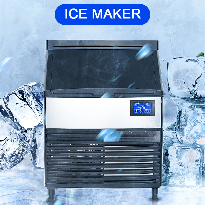 Коммерческая электрическая машина для производства льда Льдогенераторы магазина молочного чая кофейни и холодных напитков