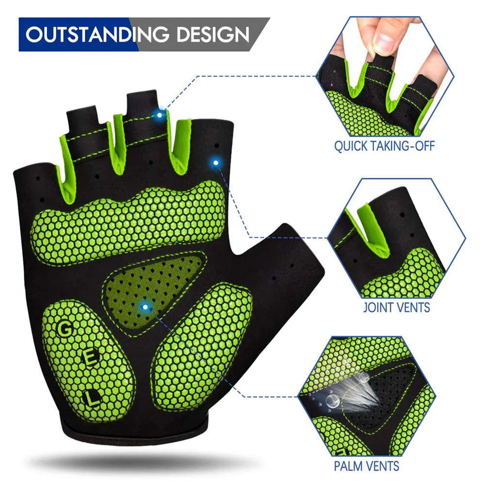 Wholesale Best Quality Outdoor Sports Gel Pad Cycling Gloves