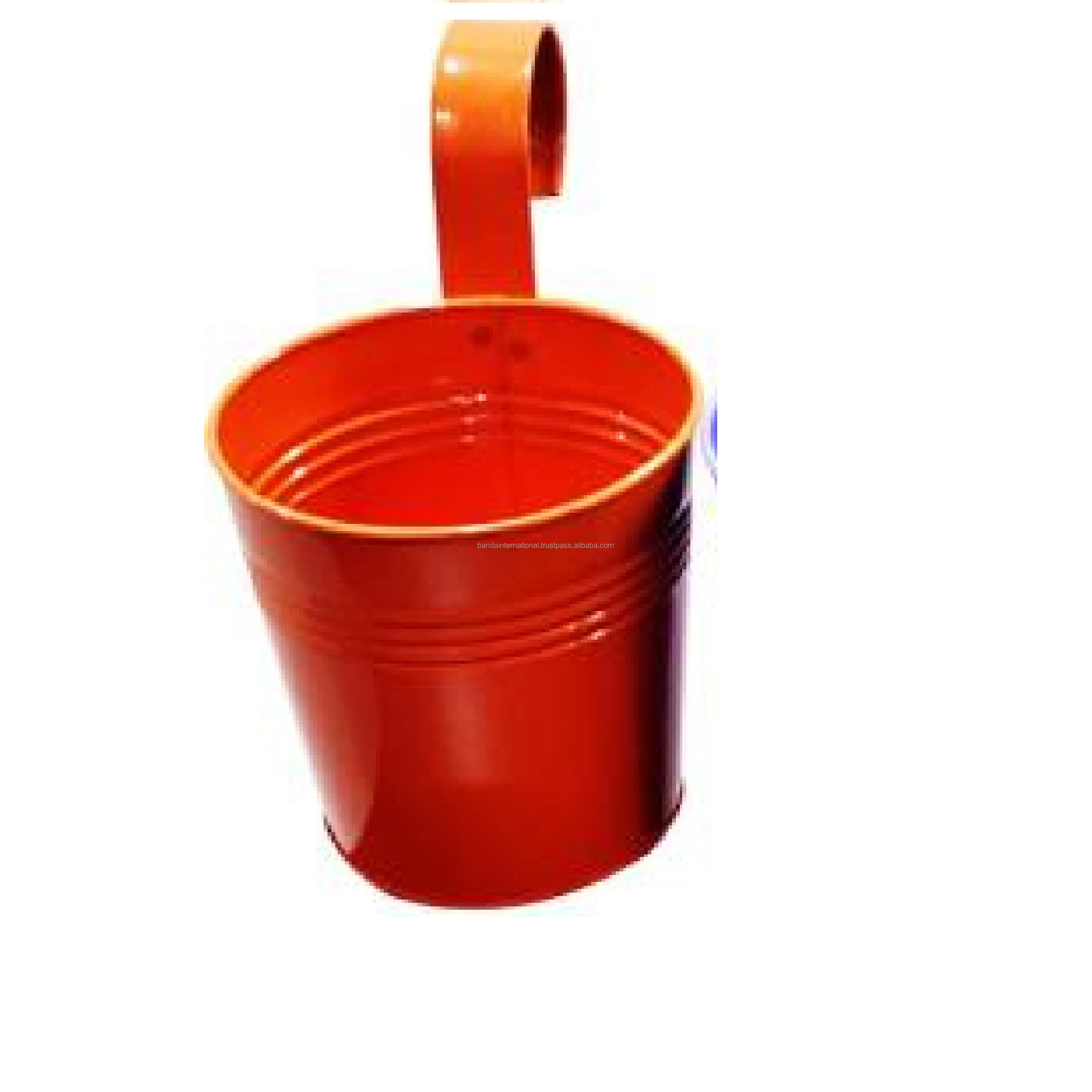 Indian Made Highest Quality Galvanised Zinc Tree Planters With Green And Black Color Garden Planters Low Prices