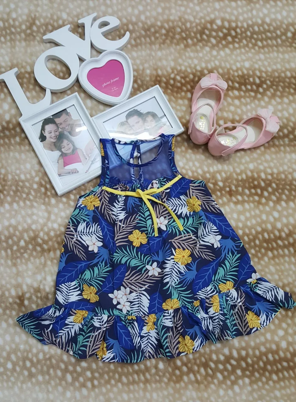 Retro Style Kids Dresses For Toddler Girls Long Sleeve Costume Cute Collar Cotton Clothes Dress for Kids