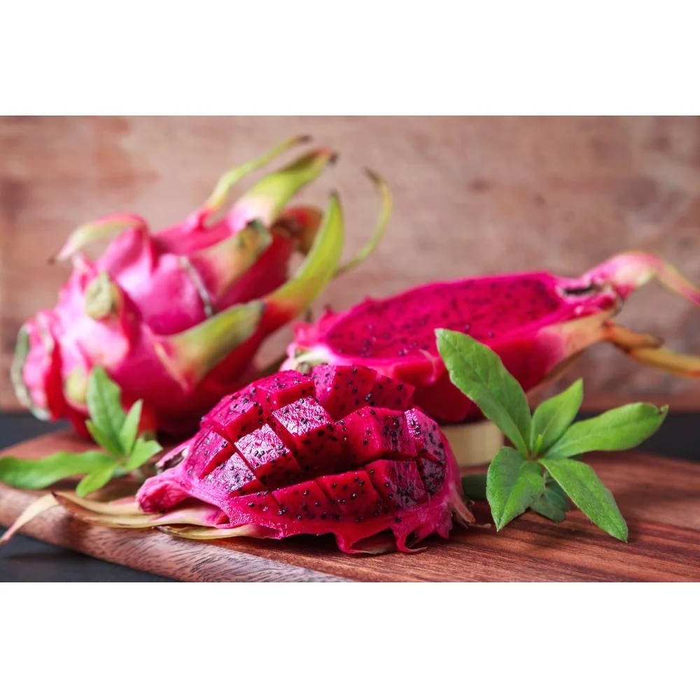 Small Shape Natural Fresh Sweet Low-calorie Fruit IQF Red Dragon Fruit with Delicate Dragon Fruit Taste & Aroma
