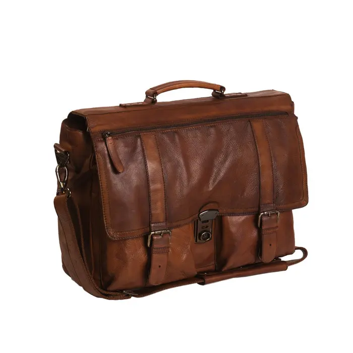 High Standard Colour Cow Leather laptop Bag Long Lasting Quality For Office Laptop Briefcase Male or Female Uses