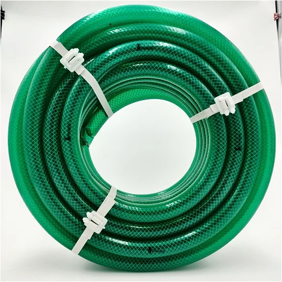 Гибкий зеленый прозрачный нейлоновый резьбовой Плетеный садовый шланг Flexima из ПВХ в различных вариациях
