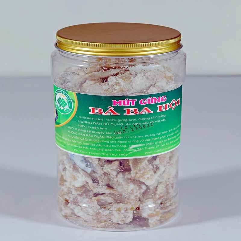 
Vietnam new ginger jam with sugar/ crystallized ginger/dry ginger with Top Quality 