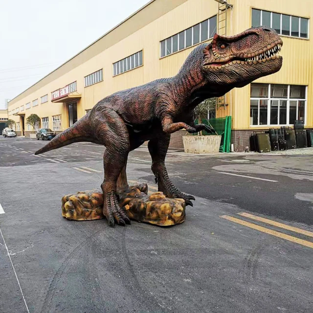  Прогулочный большой аниматронный динозавр T-Rex