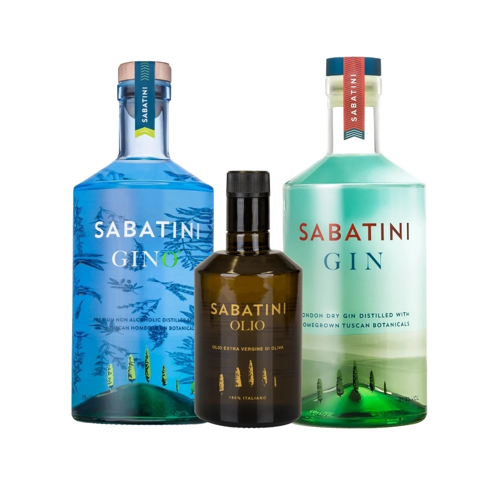 
Combo Tuscan Products Gin - Non Alcoholic - Oil Evo 70 - 50 cl 