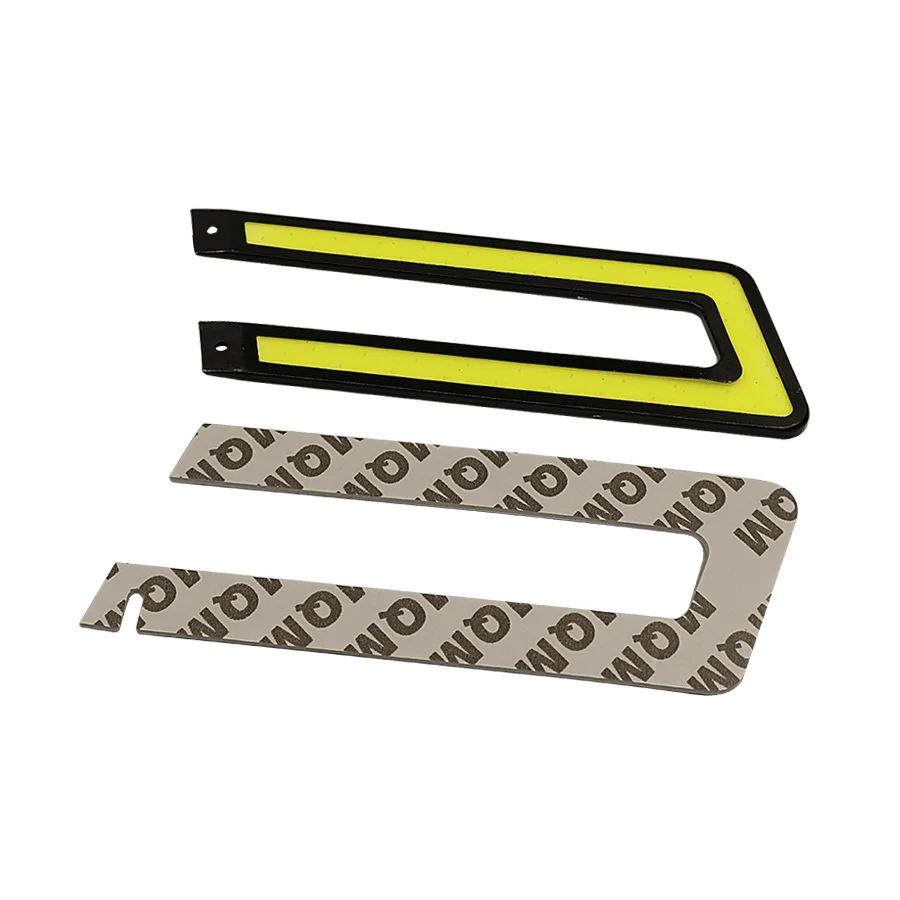 
14CM U-Shape COB Daytime Running Light DRL Car Led Front Fog Lamp White DC12V Light Source 6000K Car Working Lights 
