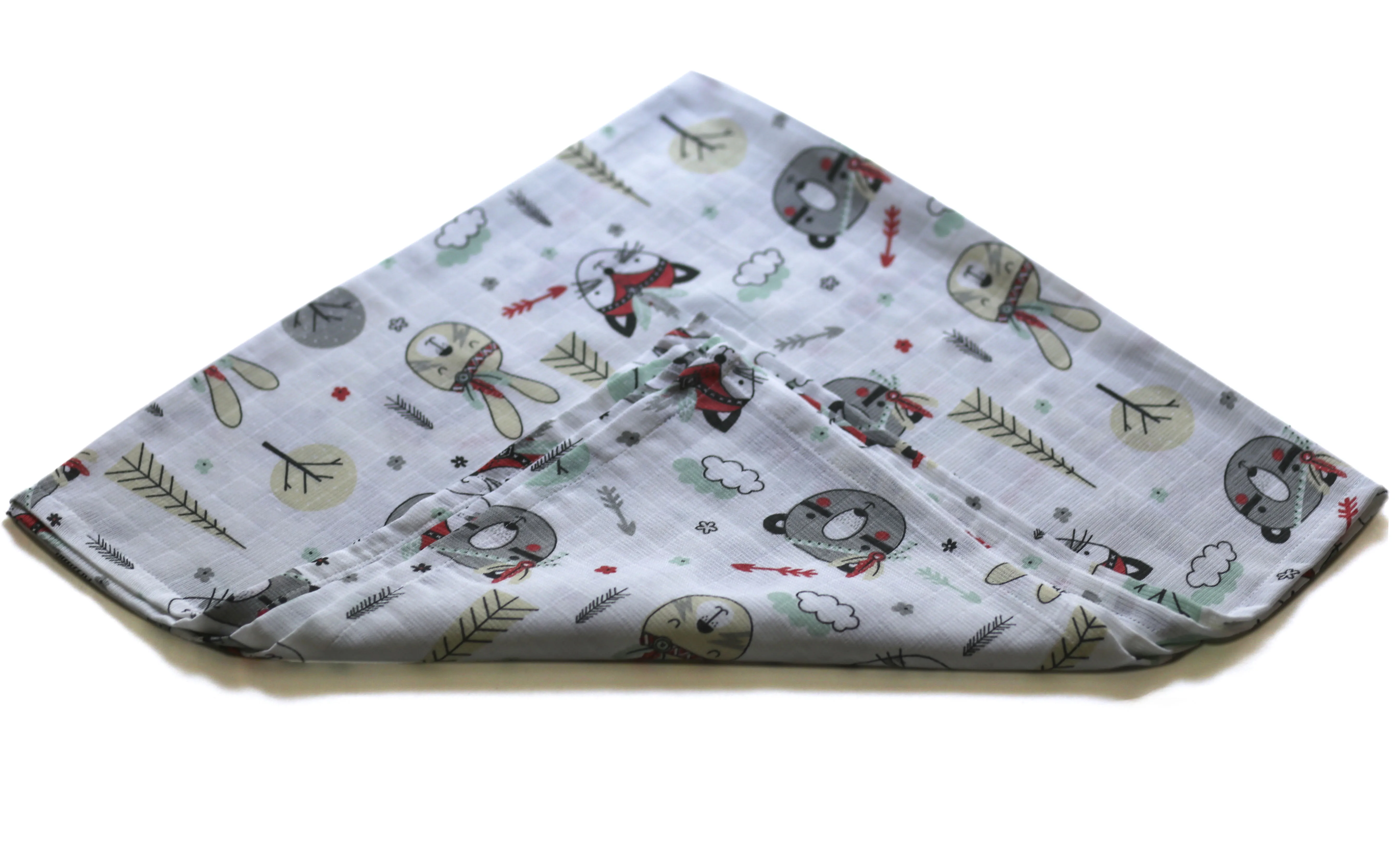Organic cotton soft muslin baby fabric wholesale high quality