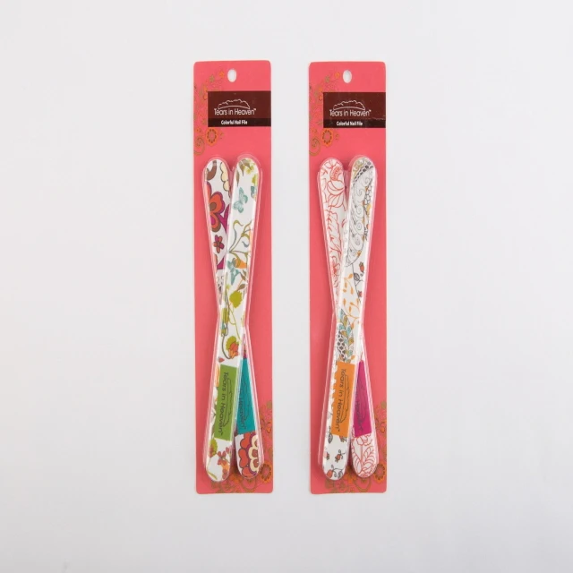 
Nail Care Product - Design and Solid Color Nail File Professional Custom Double Side Disposable Nail File 100/180 Sandpaper 