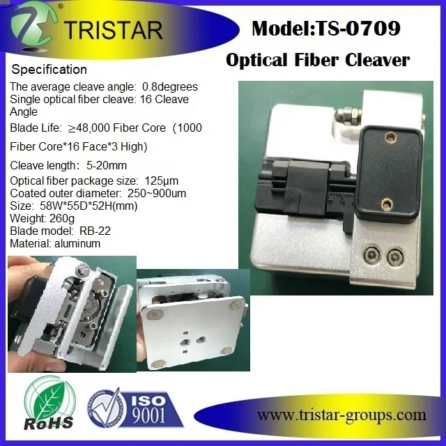 Cleaver Fc-6s Fiber Optic Cleaver Aluminum Alloy Cut Fiber 12 Months FTTH FTTB FTTX Network Optical Access SM/MM/OM3 Tristar