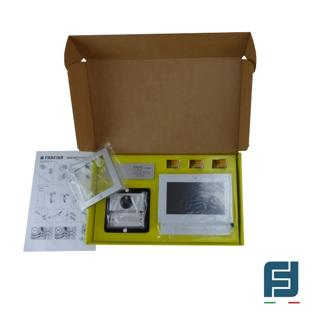 Система входной двери Farfisa, 1 СЕПГ в комплекте, 1 канал, до 4 пользователей, 2 провода