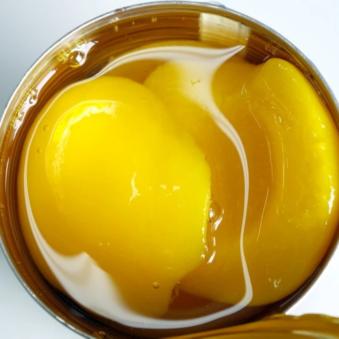 2021 Hot Selling Canned Yellow Peach Halves In Light Syrup 820g