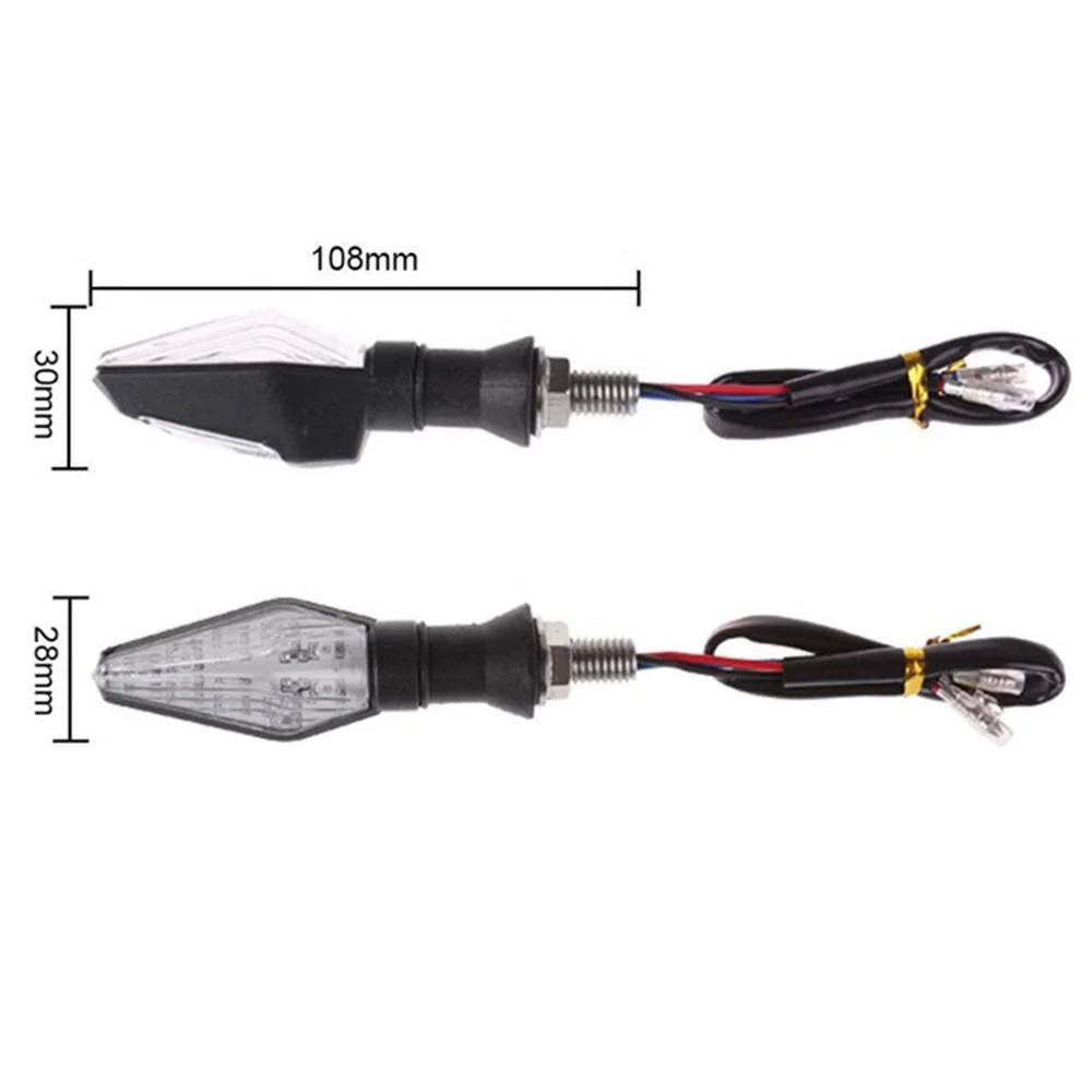 TERFU Motorcycle LED Halogen Turn Signal Light 12V Steering Lamp For Honda Suzuki Bandit 650S GSR 600 CBR 1000RR CBF1000F