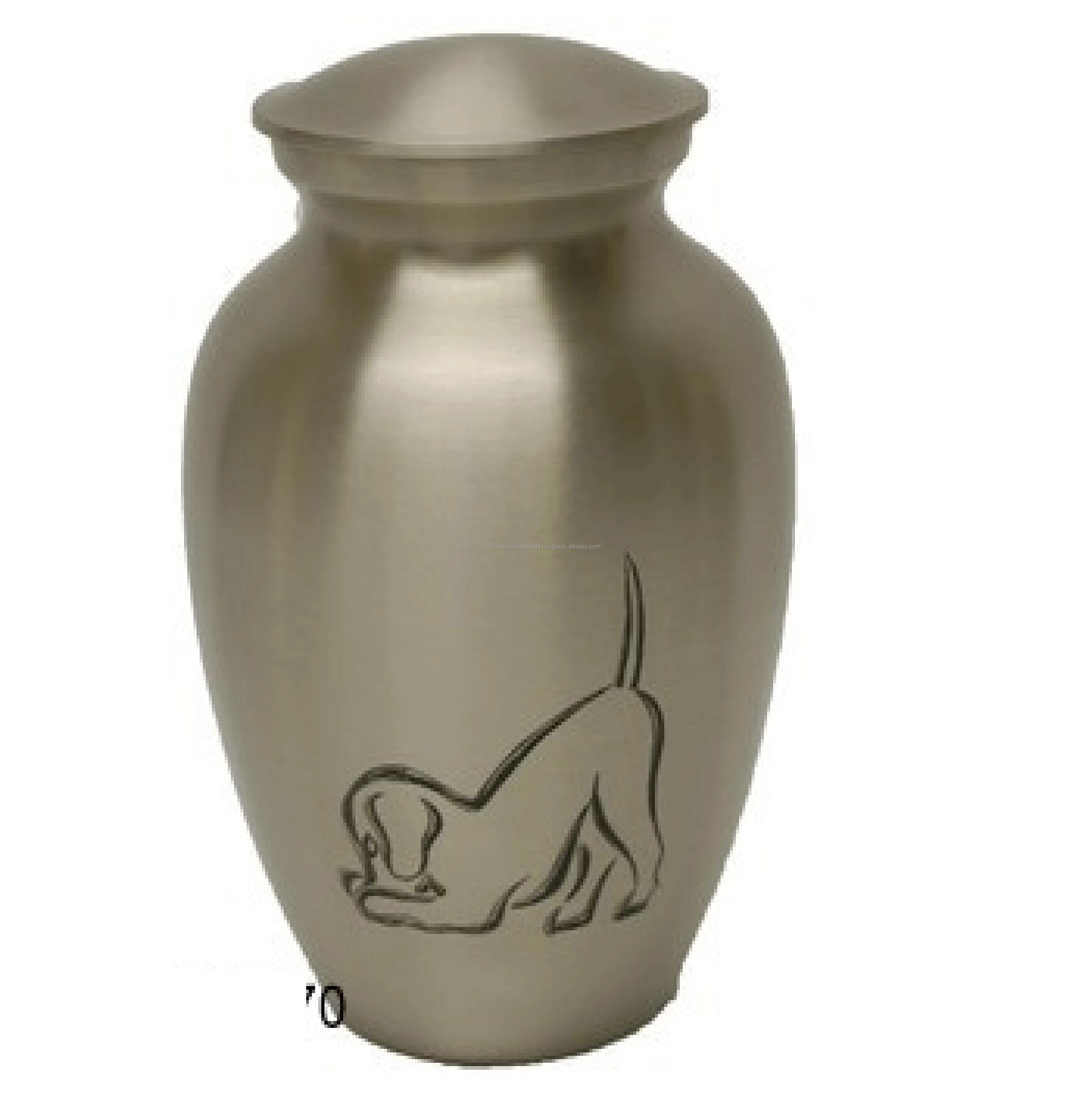 Exporter Of Metal Material Classic Pet Funeral Urns For Cremation Use Funeral Supply Large Urns