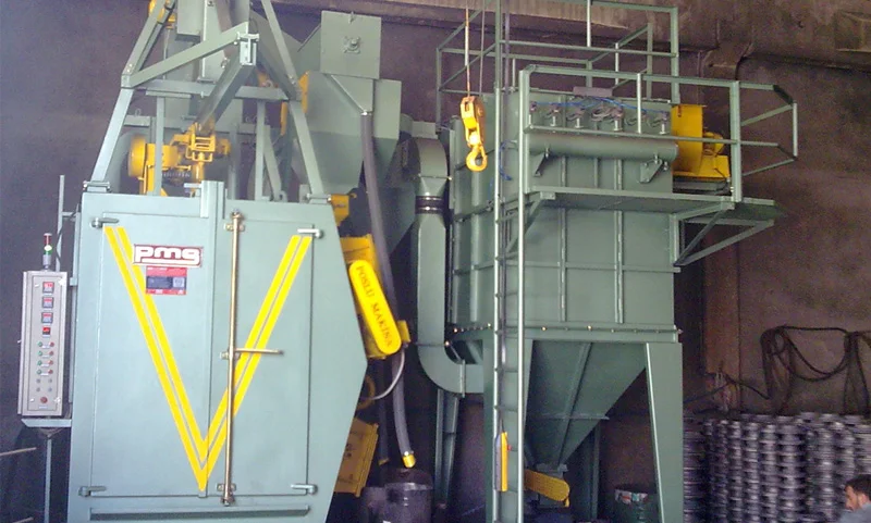 Hanger Type Shot Blasting Machines for Foundry