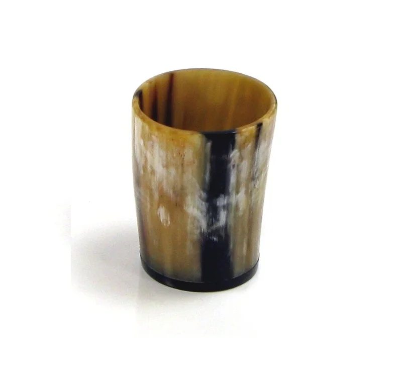 African Style Viking Glasses Travelling Hiking Unique Mountain Handless Mugs Reusable Water Beer Drinking Horn Glass Salt Lamp