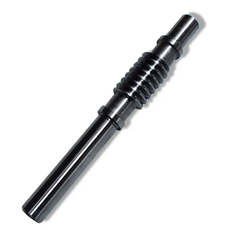 
Custom Made Worm Carbon Steel Stainless Brass Parts Worm Shaft 