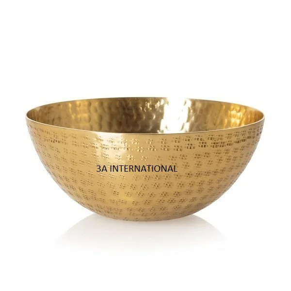 Концептуальный дизайн кованая чаша с декоративной цветочной веткой на верхней части посуды большая миска для еды прочным качеством