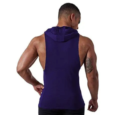  Майка Мужская спортивная с капюшоном майка для бодибилдинга и тренировок индивидуальный пошив