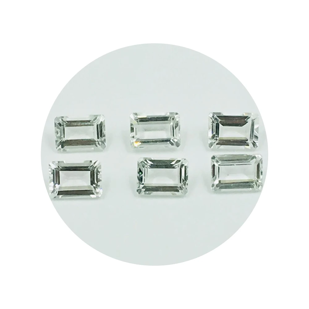 100% натуральный драгоценный кристаллический кварц премиум качества 14X10 мм восьмиугольный камень по оптовой цене