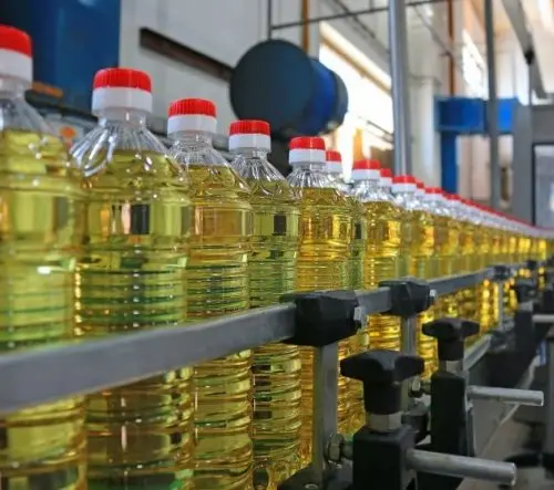 Рафинированное дезодорированное зимнее кулинарное подсолнечное масло, 1 л, 100 желтый свет премиум-класса, бутылка OEM, стеклянная упаковка для разового использования, для работы с пищевыми продуктами