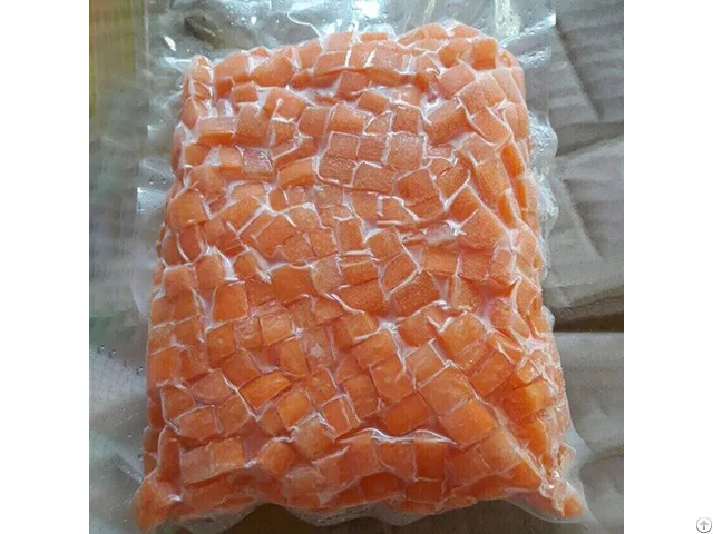 100% Natural Frozen Papaya Sliced/ Cube High Quality From Vietnam/ Whatsapp +84 966572486