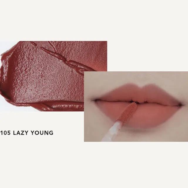 ALLIONE MUSE MELLOW VELVET TINT 105 - LIP STICK, LIP TINT STICK - made in Korea Cosmetic - Makeup Long Lasting Matte Lip Gloss