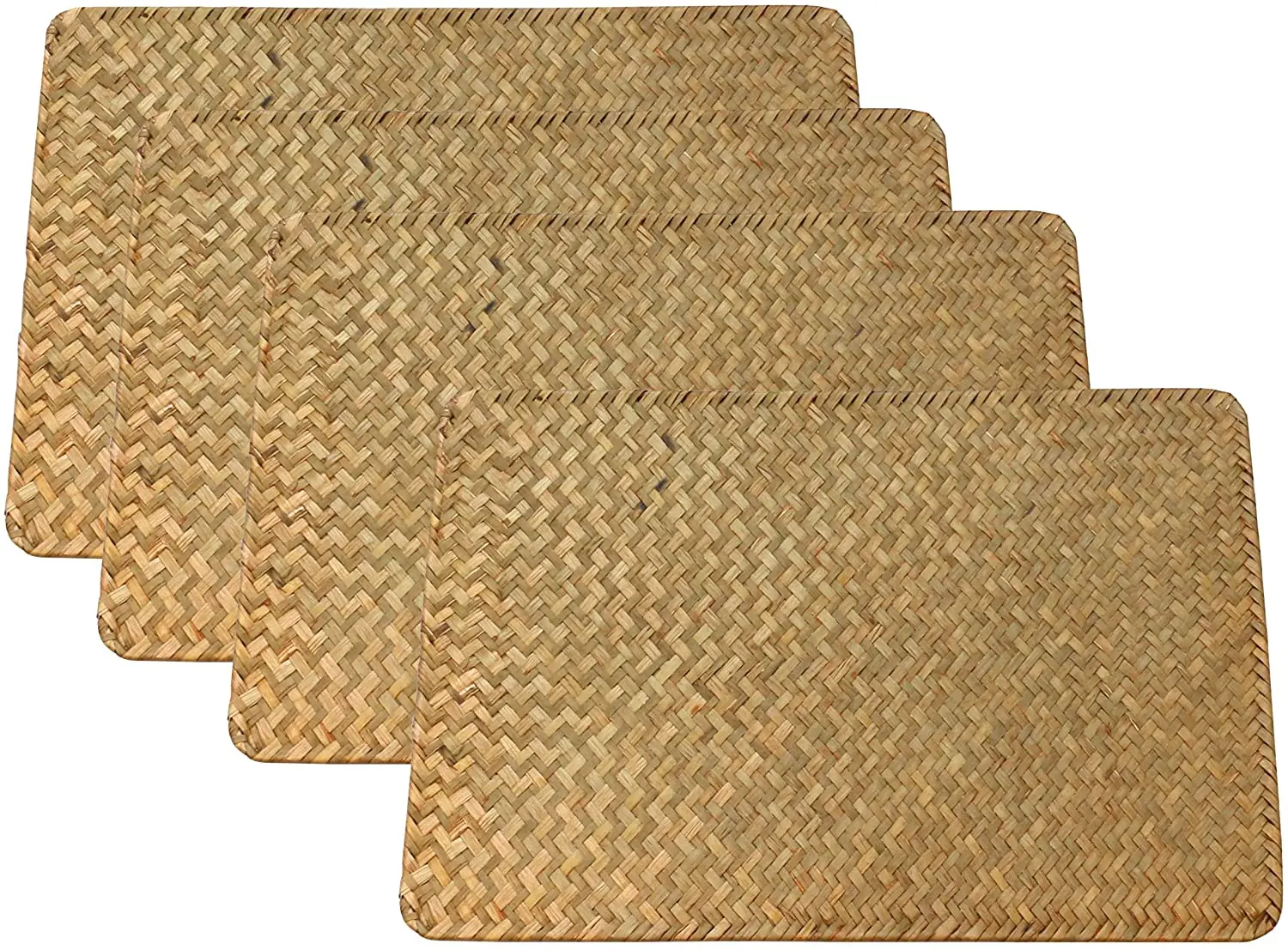 New design 2022 square seagrass placemats 100% high quality handmade hand-woven rattan from Vietnam