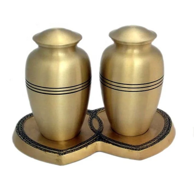  Урны для кремации с черным порошковым покрытием урны взрослых погребальные памятными золами оптового поставщика из Индии