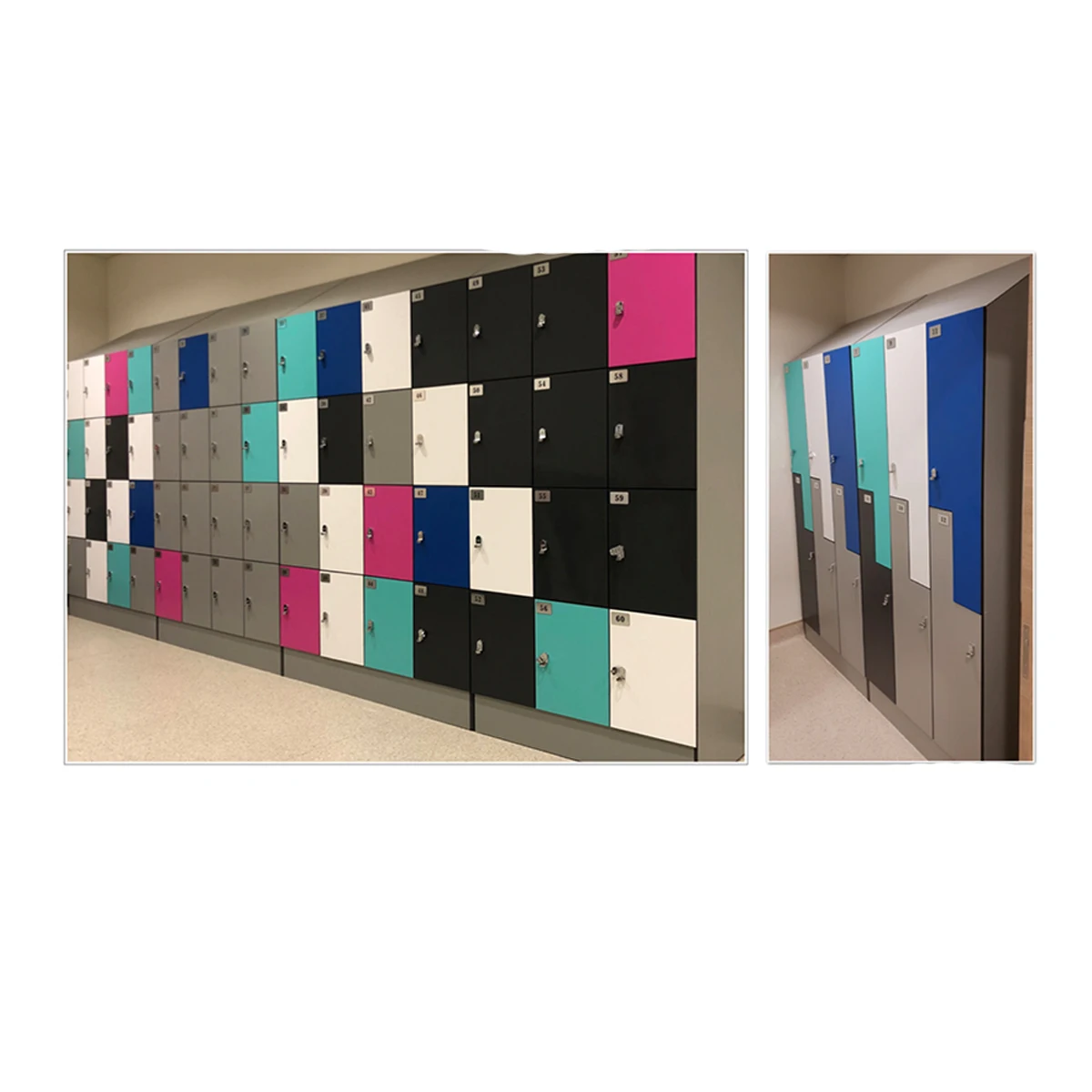 Шкафчик для тренажерного зала, компактный ламинат, интеллектуальный шкафчик от производителя, Заводские индивидуальные ламинированные шкафчики