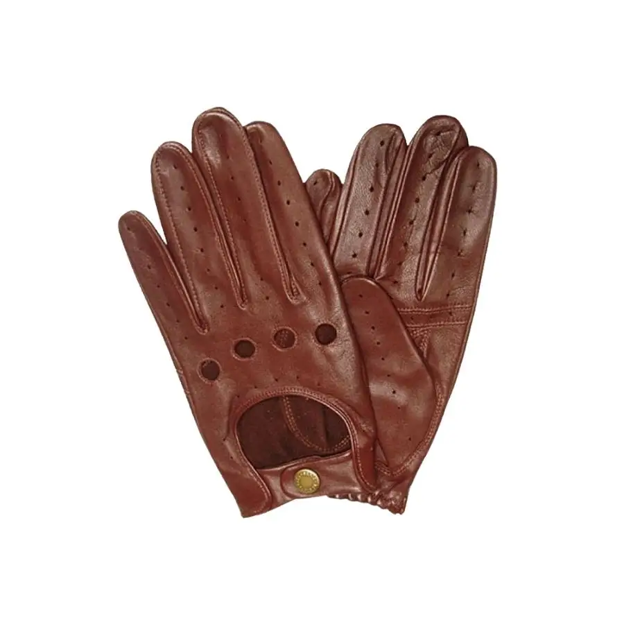 Factory Wholesale Good Quality Unlined Leather Mens Car Driving Gloves for men women