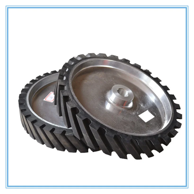 98x25-15 mm Rubber coating Alum Center Drive Wheel