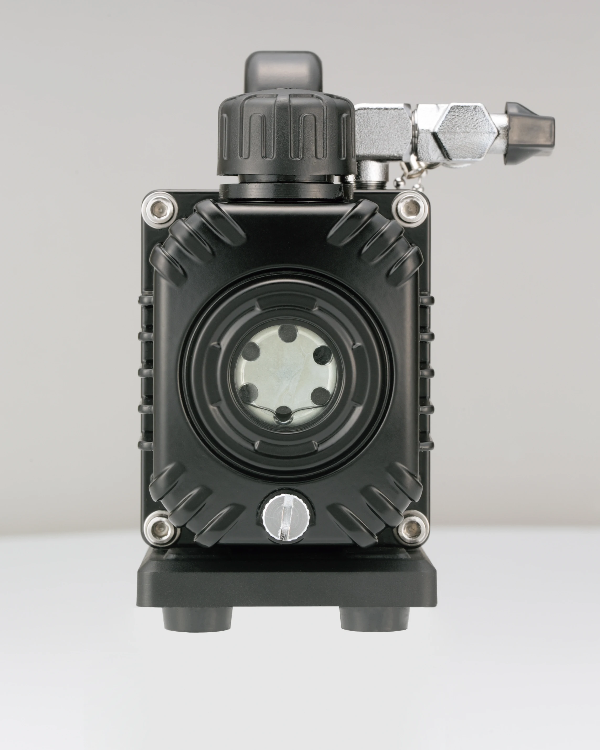 Ultra-mini single stage vacuum pump with Anti-Oil Backflow Ball Valve